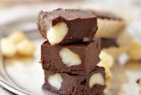 Decadent Macadamia Freezer Fudge