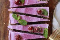 Decadent Vegan Cranberry Cheesecake