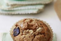 Wholesome Peanut Butter Oatmeal Muffins featuring Chia and Chocolate