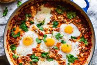 Fiery Italian Baked Eggs