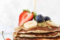 Fluffy Vegan Banana Pancakes