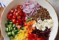 Zesty Mediterranean Lentil Salad
