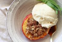 Golden Peach Oat Crumble