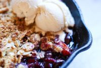 Rustic Cherry Crisp