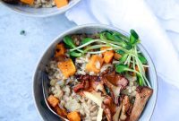 Earthy Mushroom Farrotto
