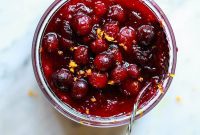 Vibrant Orange Cranberry Sauce