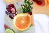 Festive Winter White Sangria