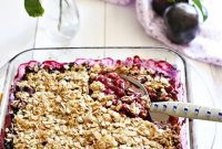 Naturally Sweet Plum Berry Crisp