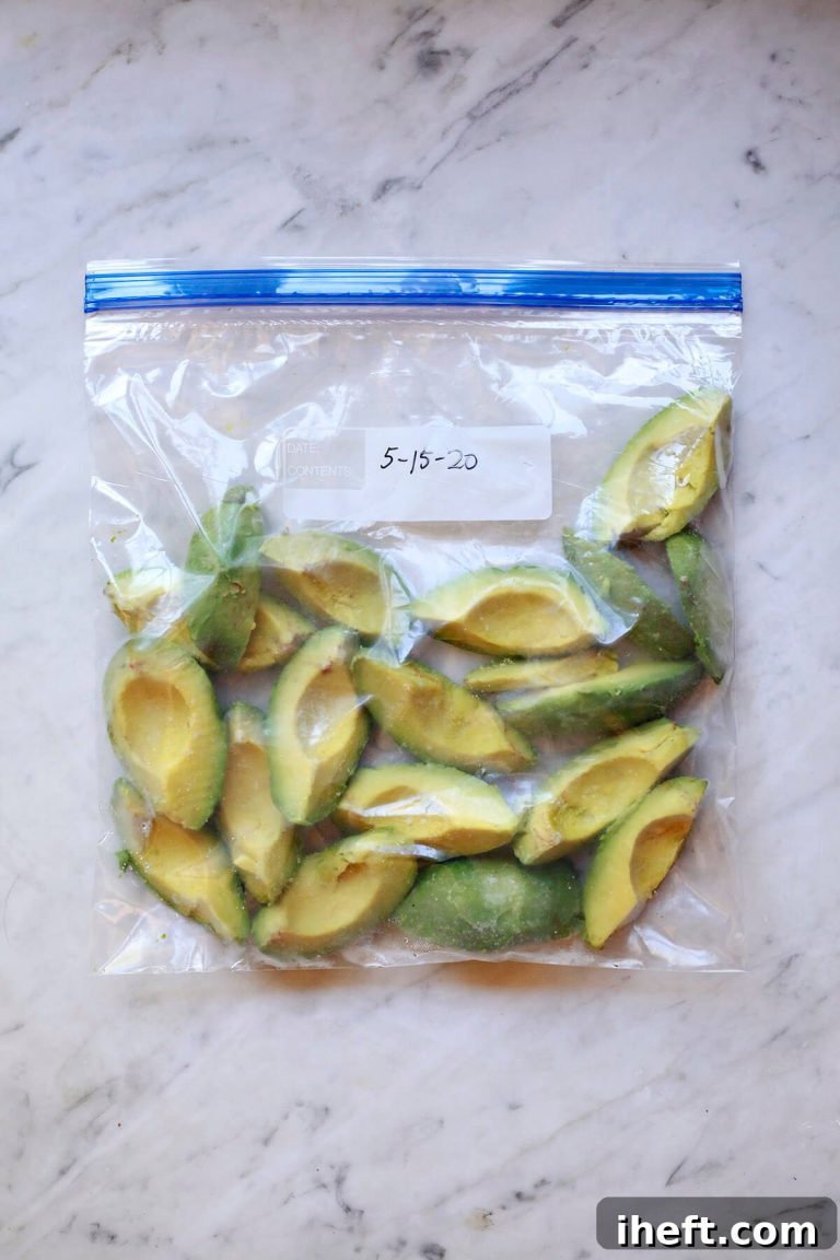 The Smart Way to Freeze Avocados