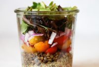 Layered French Lentil Power Jars