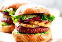 Pineapple Teriyaki Plant Power Burgers