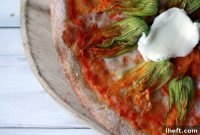 Artisan Squash Blossom Pizza
