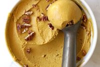 Creamy Vegan Pumpkin Spice Ice Cream