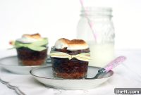 Campfire S’mores Brownie Jars