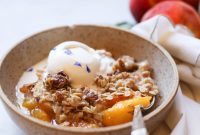 Golden Peach Crumble