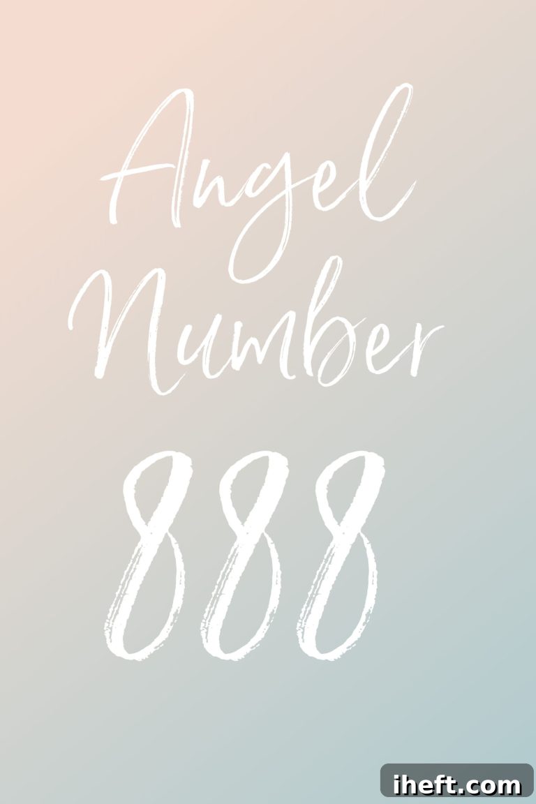 Decoding Angel Number 888