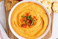 Fire-Kissed Red Pepper Hummus
