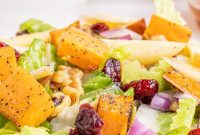 Hearty Roasted Sweet Potato Autumn Salad