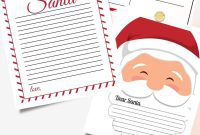Printable Santa Letter Forms