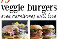 15 Creative Veggie Burger Recipes