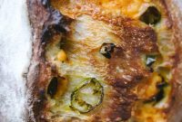 Cheesy Jalapeño Sourdough Bread