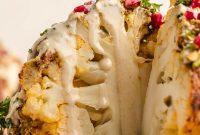 Golden Roasted Cauliflower Centerpiece