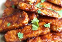 Effortless Baked BBQ Tempeh
