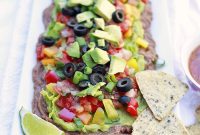 Fiesta Bean Dip Stack