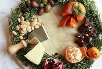 Yuletide Cheese Wreath Centerpiece