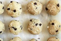 No-Bake Vegan Chocolate Chip Cookie Dough Bites