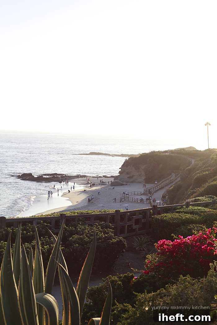 Scenic coastal view of Laguna Beach, California, capturing its beauty and charm.