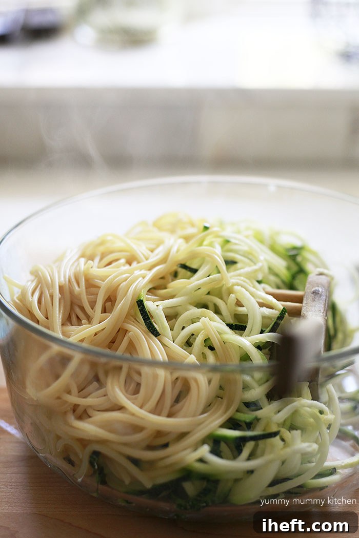 zucchini spaghetti 