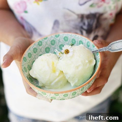 Delicious and easy creamy vegan pineapple ice cream made with just two ingredients