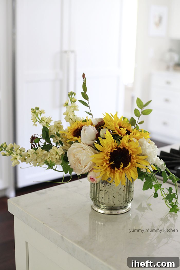 how to make a floral centerpiece