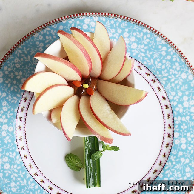 Flower Snack for Kids 