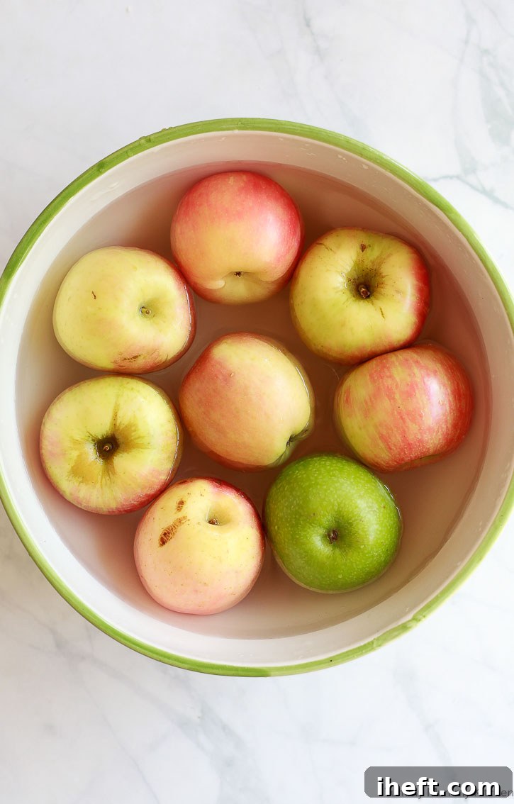 A vibrant assortment of various apple types, perfect for juicing and making homemade apple cider, displayed attractively.