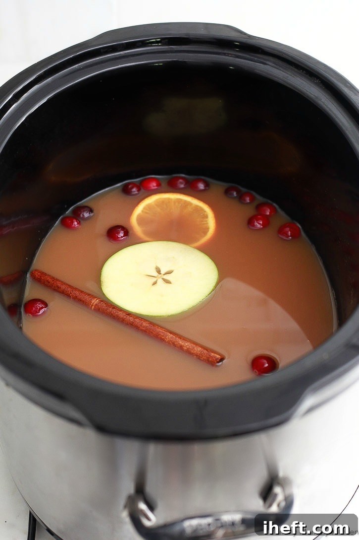 Easily make delicious homemade spiced apple cider in your slow cooker or crock pot. This recipe is simple and incredibly flavorful, perfect for any occasion.