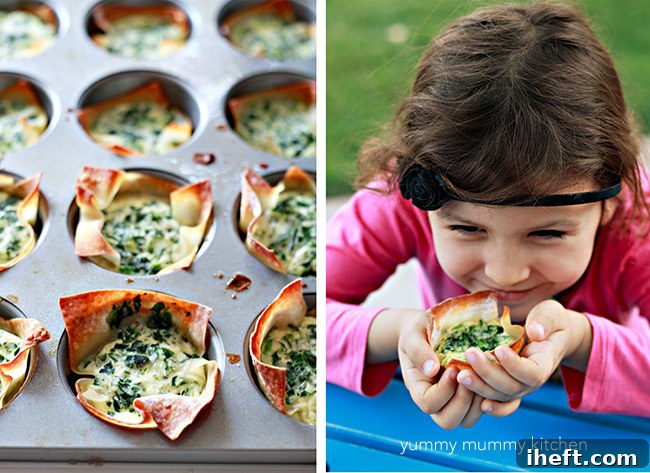 Mini Quiche Cups with Wonton Wrappers