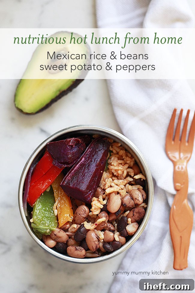 Vegetarian Mexican Rice with Purple Sweet Potatoes