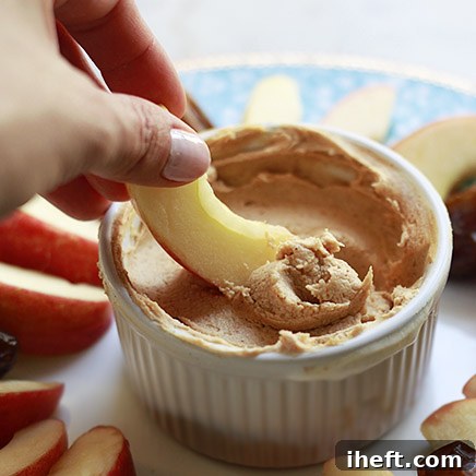 Delicious Peanut Butter Fruit Dip - a Healthy Snack