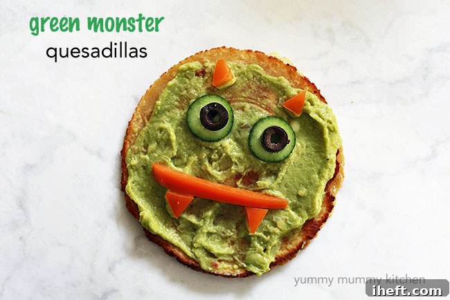 Green Monster Quesadillas 