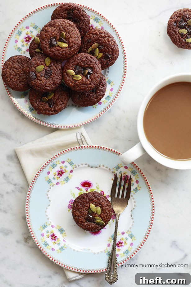 Grain-Free Paleo Pumpkin Muffins, beautifully presented