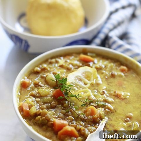 Lemony Lentil Soup