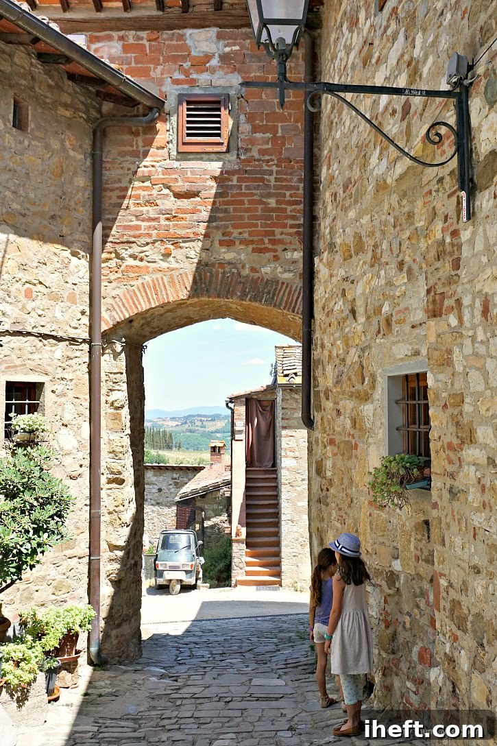 The beautiful village of Montefioralle in Tuscany! 