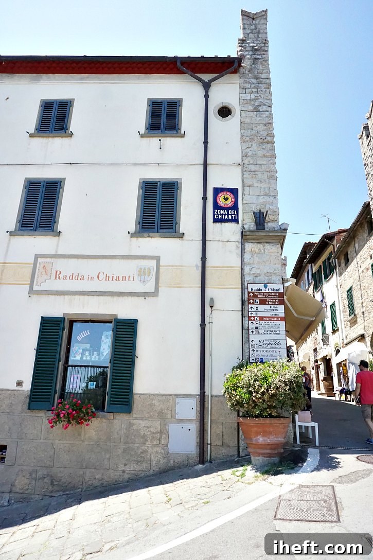 The charming town of Radda in Chianti is a great place to stop in Tuscany. 