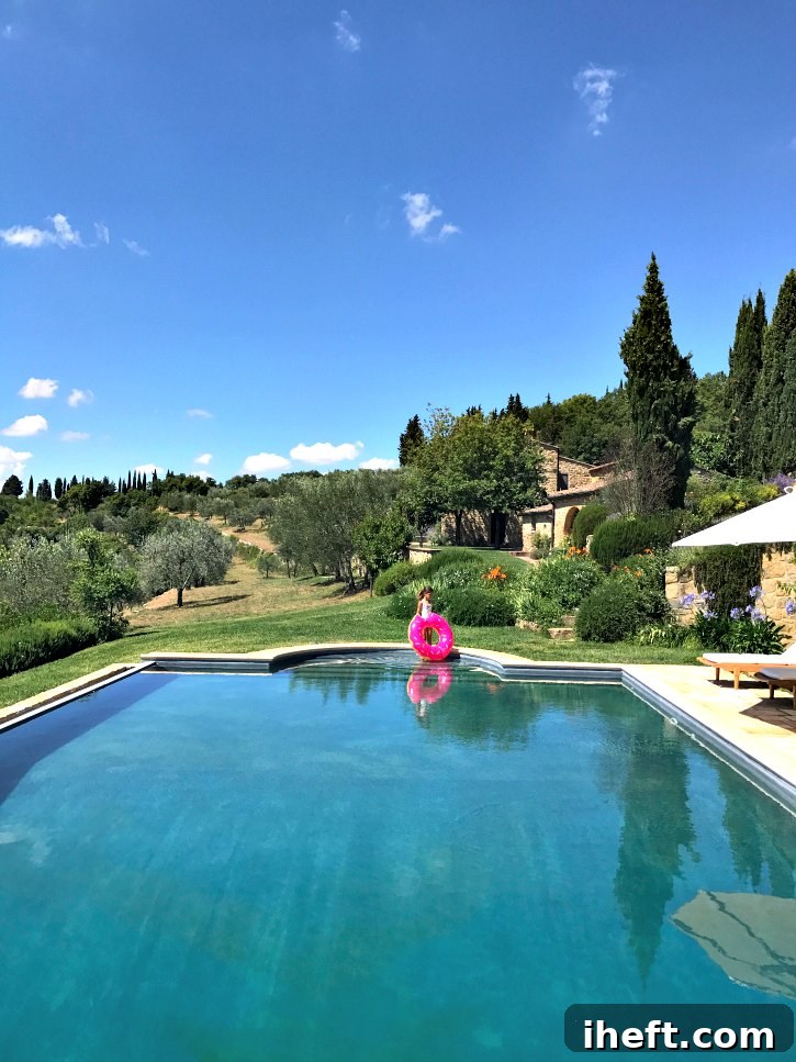 A beautiful Tuscan vacation home and pool. Find out how to rent a home in Tuscany for a month long family vacation. 