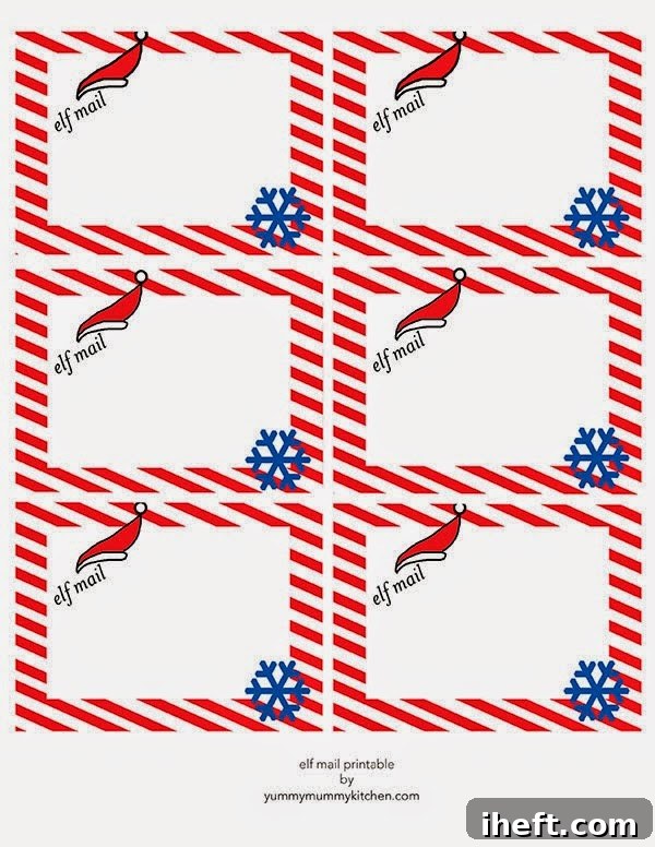 Elf on the Shelf Notes free Printable