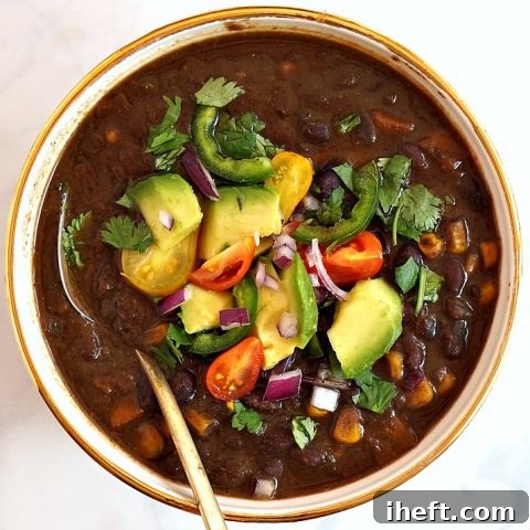 Slow Cooker Black Bean Soup