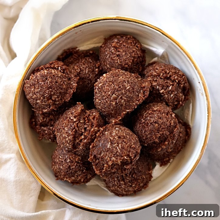 Delicious and easy chocolate coconut macaroons for a quick sweet treat.