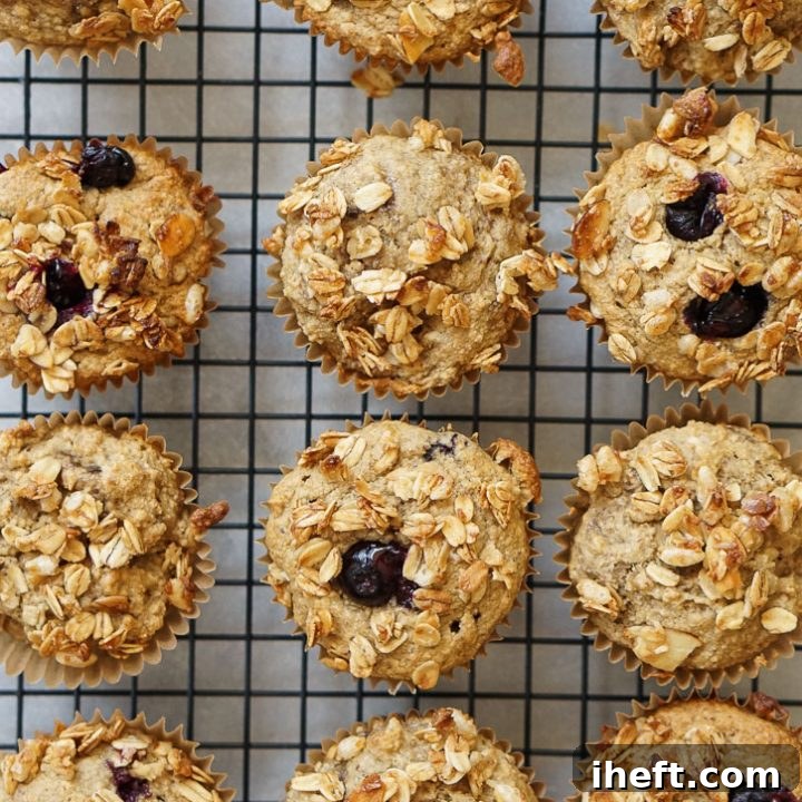 Gluten Free Banana Oat Muffins